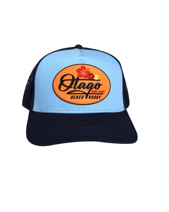 face de la Casquette Beachcap Otago rugby marine ciel