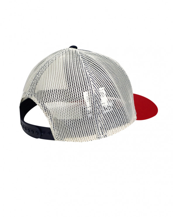 dos de la Casquette Tunicap Otago rugby bordeaux marine beige