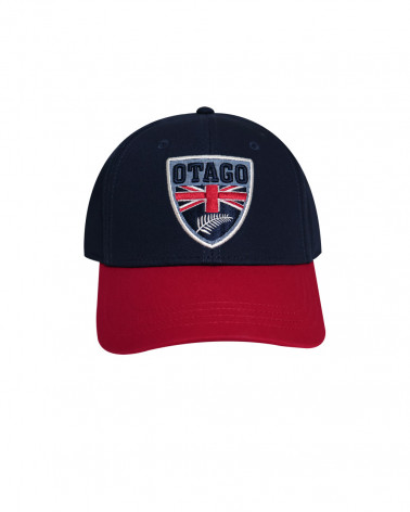 face de la Casquette Cali bleu marine et bordeaux Otago