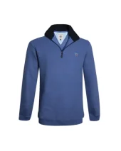 24SW7 SWEAT COL ZIP OTAGO BLEU LAVANDE