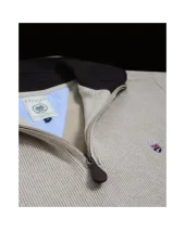 24SW7 SWEAT COL ZIP OTAGO ÉCRU