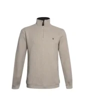 24SW7 SWEAT COL ZIP OTAGO ÉCRU