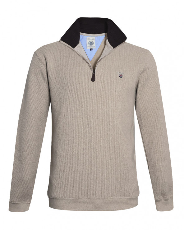 face col ouvert Sweat écru pour homme 24SW7 Otago rugby