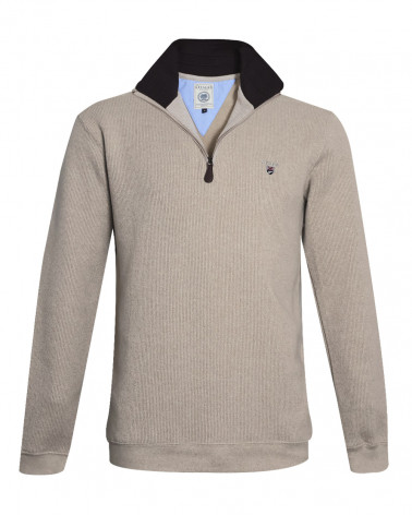face col ouvert Sweat écru pour homme 24SW7 Otago rugby