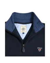 24SW7 SWEAT COL ZIP OTAGO BLEU MARINE