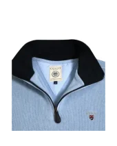 24SW7 SWEAT COL ZIP OTAGO BLEU PASTEL 24SW7 SWEAT COL ZIP OTAGO BLEU PASTEL
