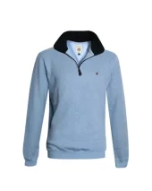 24SW7 SWEAT COL ZIP OTAGO BLEU PASTEL 24SW7 SWEAT COL ZIP OTAGO BLEU PASTEL