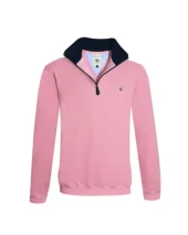 24SW7 SWEAT COL ZIP OTAGO ROSE