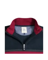 24SW6 SWEAT COL ZIP OTAGO BLEU MARINE 24SW6 SWEAT COL ZIP OTAGO BLEU MARINE