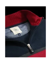 24SW6 SWEAT COL ZIP OTAGO BLEU MARINE 24SW6 SWEAT COL ZIP OTAGO BLEU MARINE