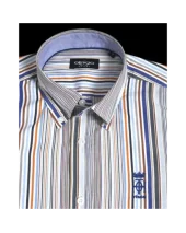 296 CHEMISE ML OTAGO RAYEE jaune / bleu 296 CHEMISE ML OTAGO RAYEE jaune / bleu