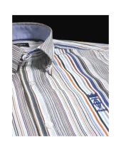 296 CHEMISE ML OTAGO RAYEE jaune / bleu 296 CHEMISE ML OTAGO RAYEE jaune / bleu