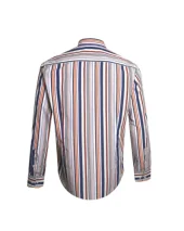 298 CHEMISE ML OTAGO RAYEE BLEU ROUGE ORANGE 298 CHEMISE ML OTAGO RAYEE BLEU ROUGE ORANGE