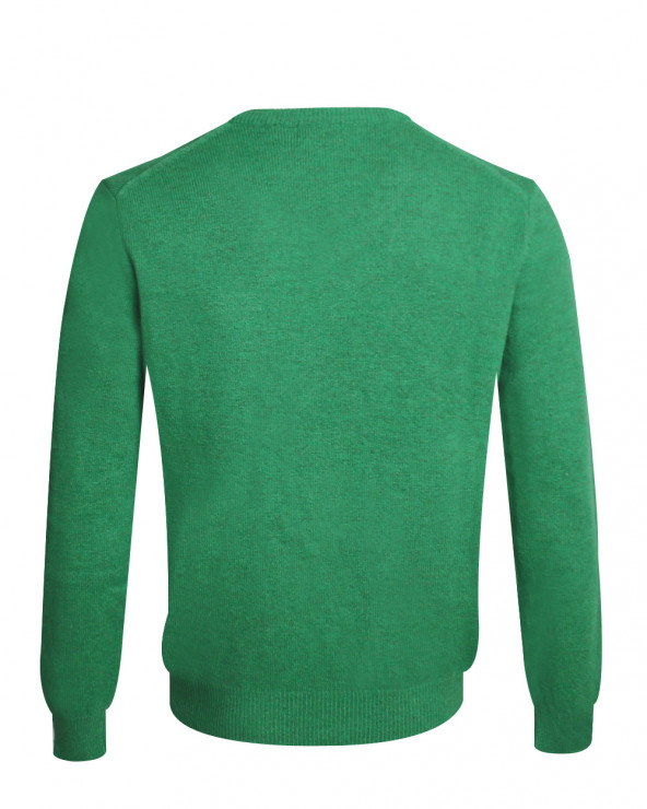 dos du Pull col V vert pomme pour homme Buenos Aires Otago rugby
