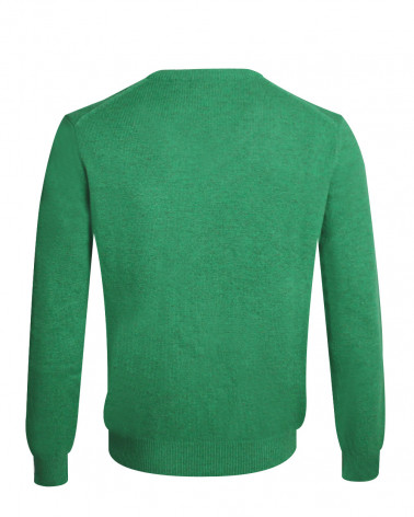 dos du Pull col V vert pomme pour homme Buenos Aires Otago rugby