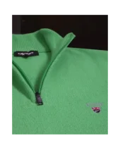 25 BUENOS AIRES PULL COL ZIP OTAGO VERT POMME 25 BUENOS AIRES PULL COL ZIP OTAGO VERT POMME