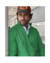 25 BUENOS AIRES PULL COL ZIP OTAGO VERT POMME 25 BUENOS AIRES PULL COL ZIP OTAGO VERT POMME