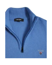 25 BUENOS AIRES PULL COL ZIP OTAGO BLEU AZUR
