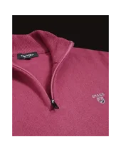 25 BUENOS AIRES PULL COL ZIP OTAGO FRAMBOISE 25 BUENOS AIRES PULL COL ZIP OTAGO FRAMBOISE