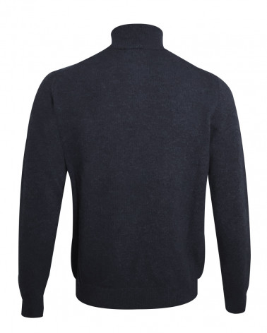 dos du Pull col zippé Buenos Aires Otago gris anthracite pour homme
