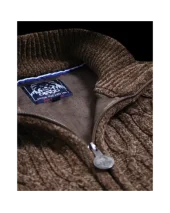 26 SMOOV SWEAT ZIP OTAGO MARRON