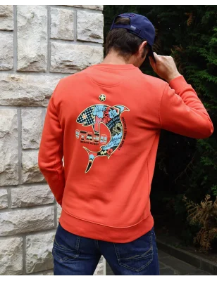 25 PATREQ SWEAT COL ROND OTAGO PAPRIKA
