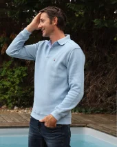 25POML1 POLO ML OTAGO BLEU PASTEL