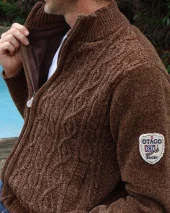 26 SMOOV SWEAT ZIP OTAGO MARRON
