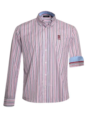 Chemise manches longues pour homme 295 Otago rayée multicolore
