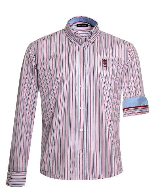 295 CHEMISE ML OTAGO RAYEE MULTICOLORE
