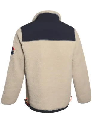 dos de la veste polaire écru marine pour homme OTASHERPA stone Otago rugby