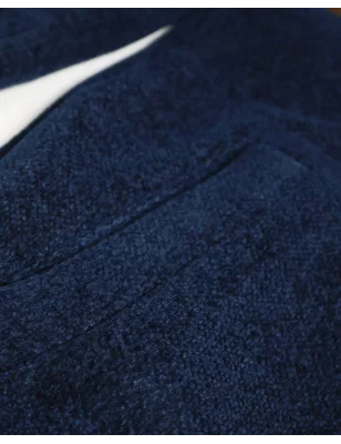poche du Gilet sweat zippé bleu marine pour homme SIGNATO Otago rugby