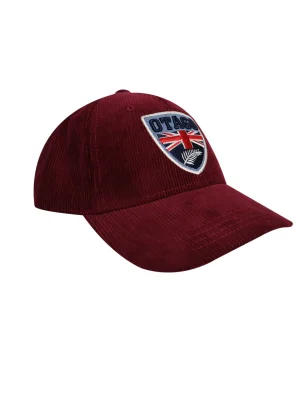 CASQUETTE CALI VELOURS OTAGO BORDEAUX