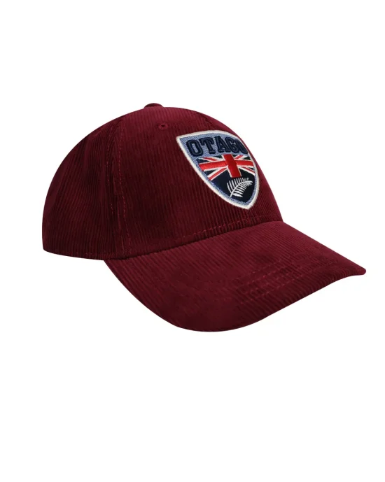 profil de la Casquette velours bordeaux Cali Otago