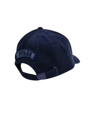 dos de la Casquette velours bleu marine Cali Otago