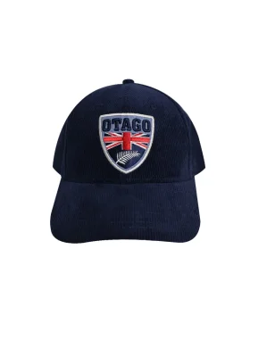 face de la Casquette velours bleu marine Cali Otago