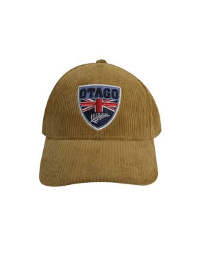 face de la Casquette velours camel Cali Otago
