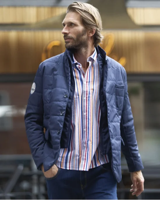 25 JAMES VESTE OTAGO BLEU MARINE