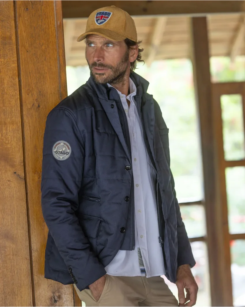 25 JAMES VESTE OTAGO BLEU MARINE
