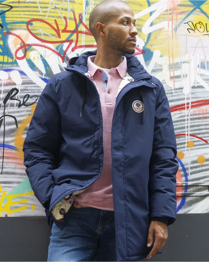 LAMYAN PARKA OTAGO BLEU MARINE LAMYAN PARKA OTAGO BLEU MARINE