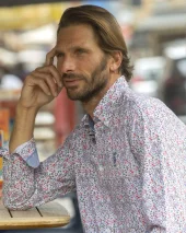 293 CHEMISE ML OTAGO BLANC