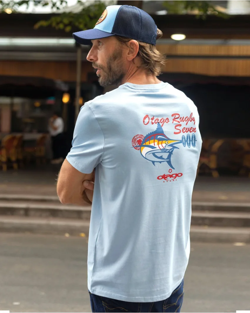 25 ESTAMPAG TEE SHIRT OTAGO AQUAMARINE