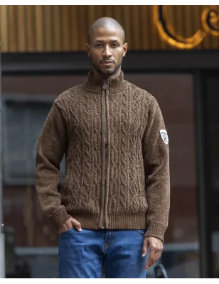 26 SMOOV SWEAT ZIP OTAGO MARRON