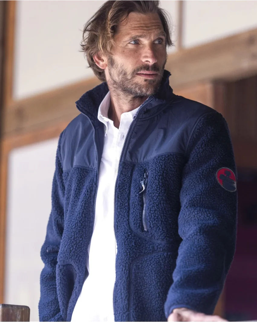 OTASHERPA VESTE POLAIRE OTAGO BLEU MARINE OTASHERPA VESTE POLAIRE OTAGO BLEU MARINE