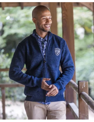 26 SIGNATO SWEAT ZIP OTAGO BLEU MARINE