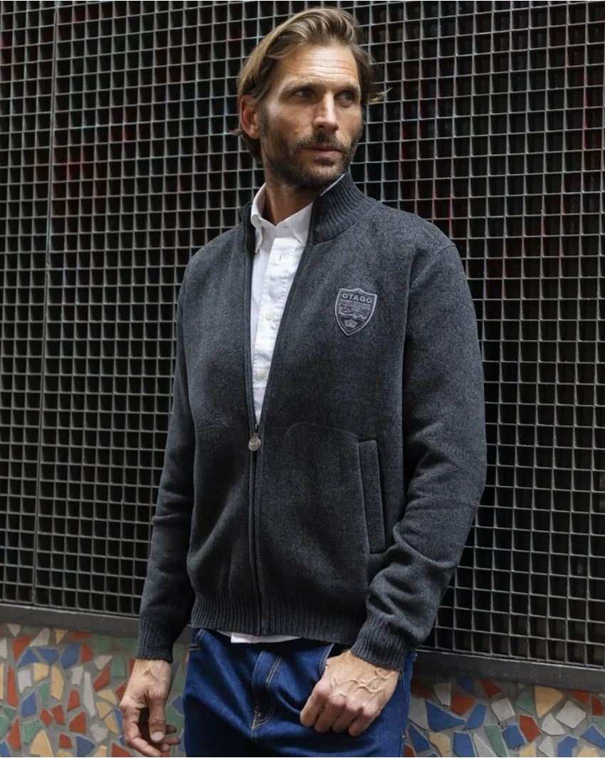 26 SIGNATO SWEAT ZIP OTAGO ANTHRACITE