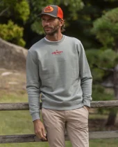 25 TORTUE7 SWEAT COL ROND OTAGO ALMOND GREEN
