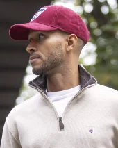 24SW7 SWEAT COL ZIP OTAGO ÉCRU