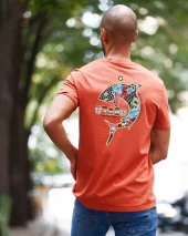 25 PATREQ TEE SHIRT OTAGO BURNT BRICK 25 PATREQ TEE SHIRT OTAGO BURNT BRICK