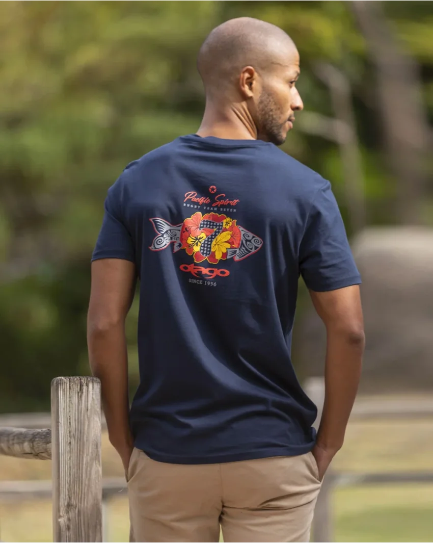 25 MAOFISH TEE SHIRT OTAGO BLEU MARINE 25 MAOFISH TEE SHIRT OTAGO BLEU MARINE